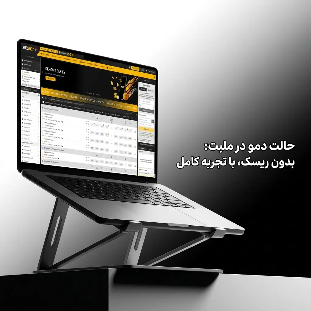 حالت دمو در ملبت برای بازی رایگان اسلات‌ها بدون نیاز به ثبت‌نام یا واریز وجه